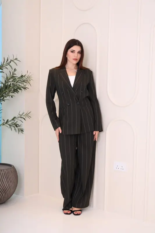 Army Color Two Pieces Outfit LF1025-1