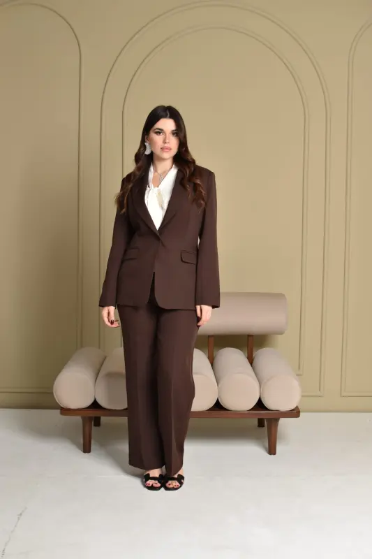 Brown Two Pieces Outfits - SB0126-04