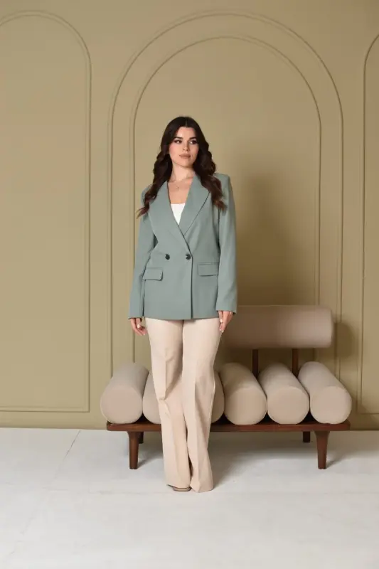 Pastel Green Blazer - LF072506