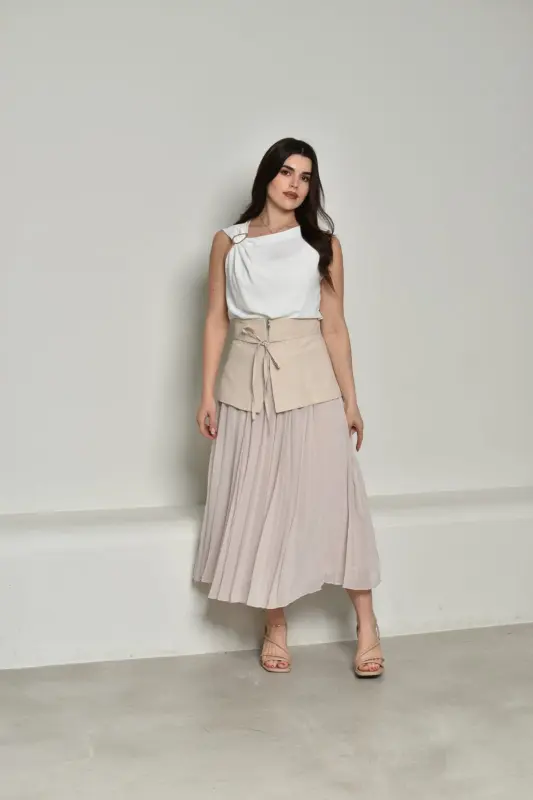 Beige Skirt - ST22