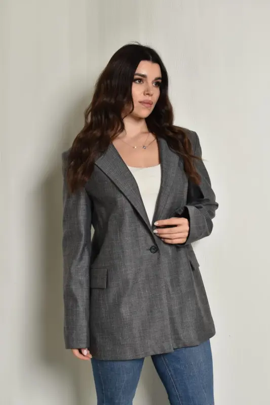 Dark Grey Blazer PR2925-6