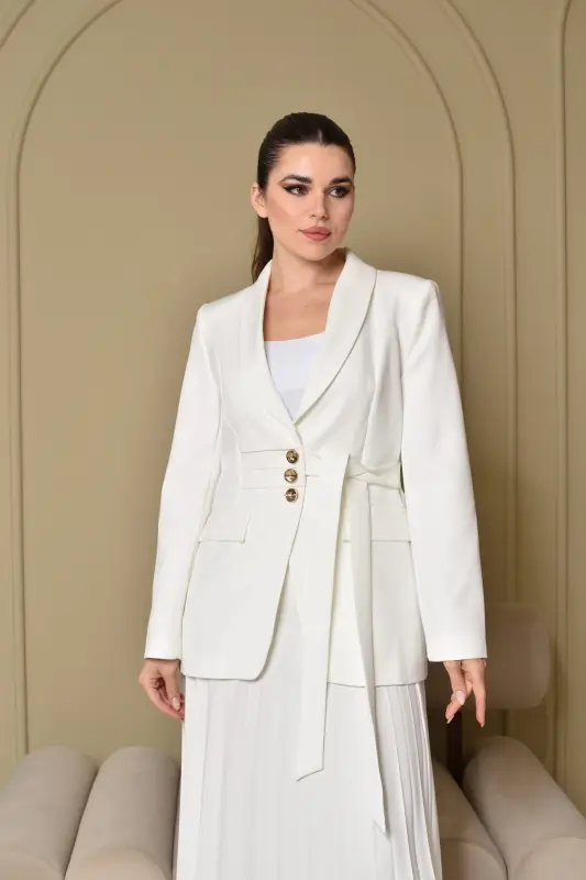 White Two Pieces Outfit - R0225-3