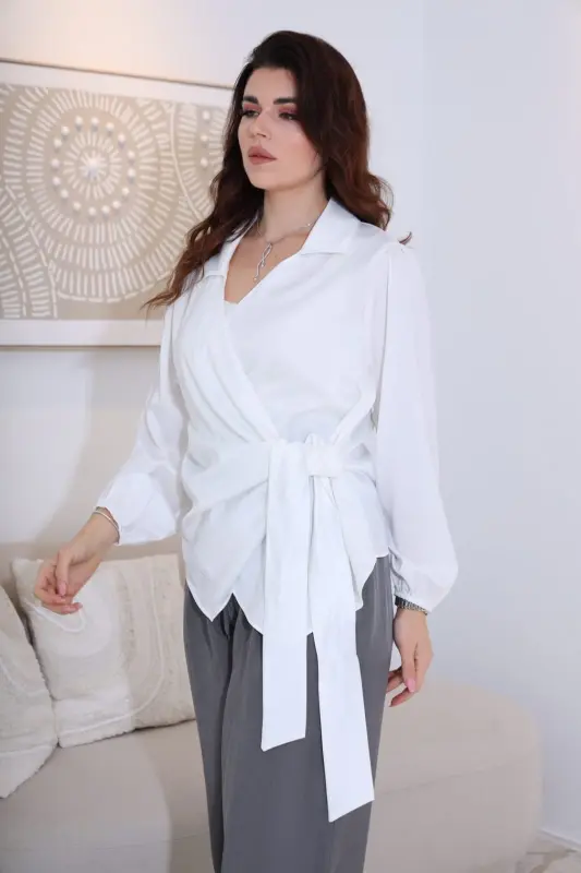 White Blouse - MR1025-09
