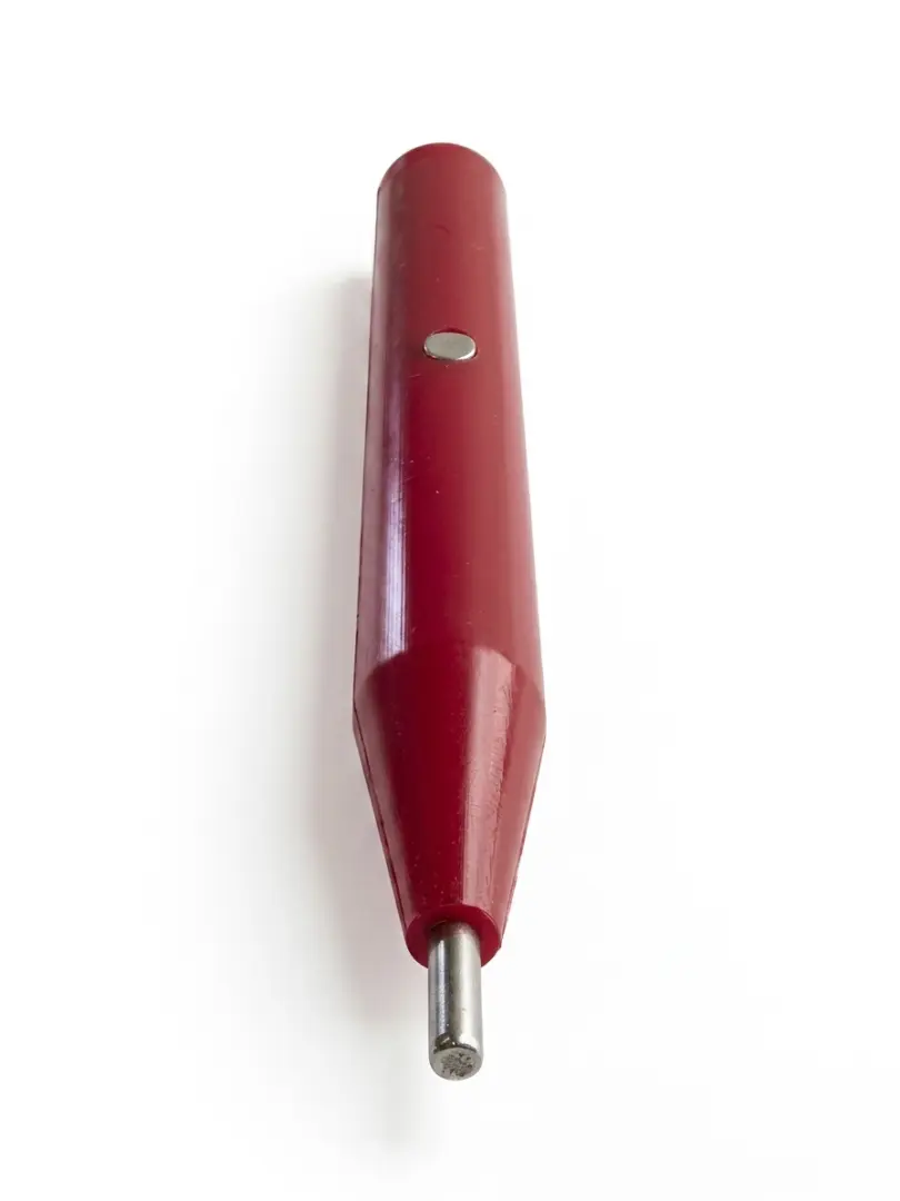 Red Knockdown Tool With Replaceable Tips