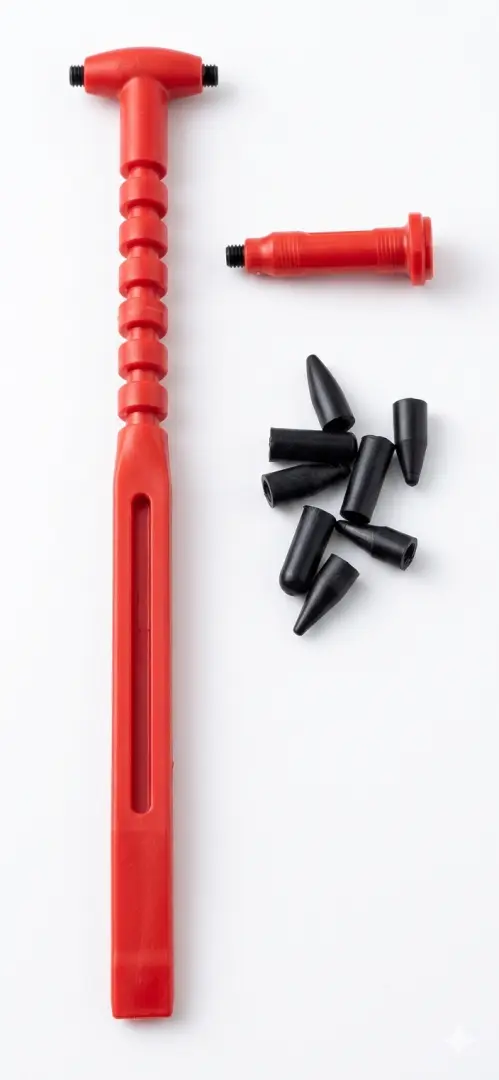 PDR Plastic Dent Repair Hammer & 10-Piece Precision Bit Set