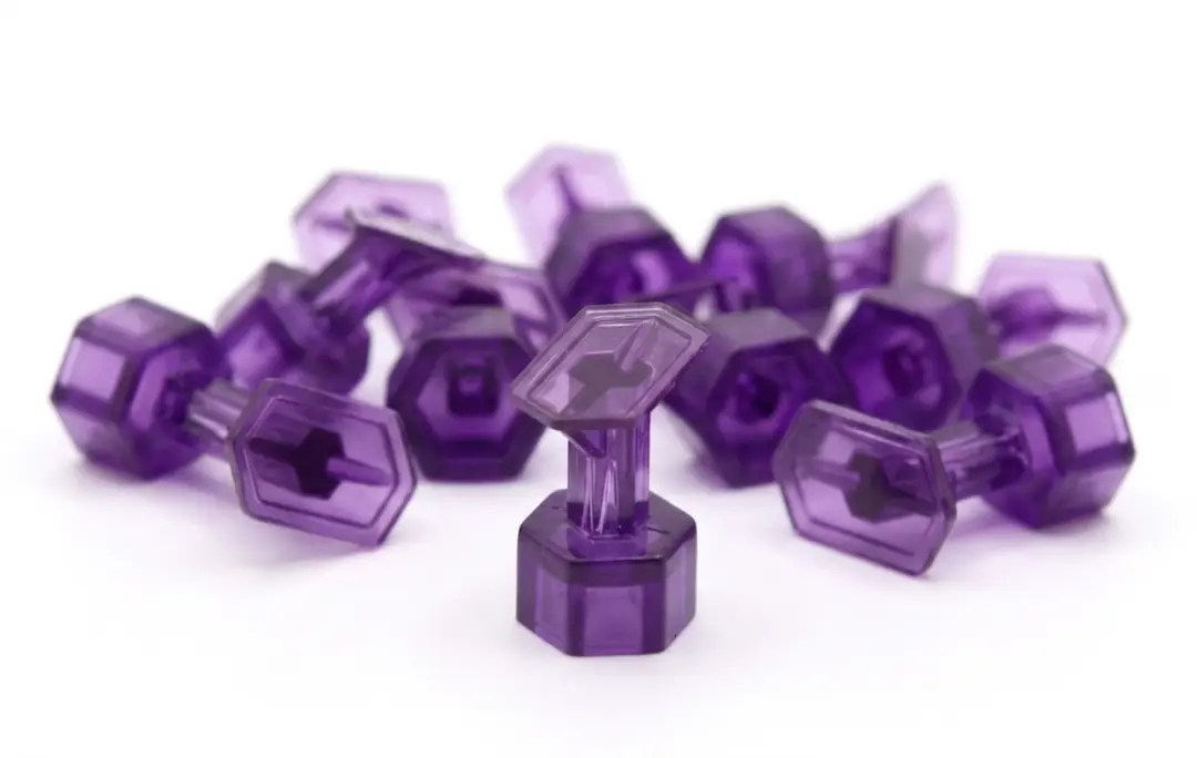 10-Piece Transparent Crease PDR Glue Tabs (15x20mm)