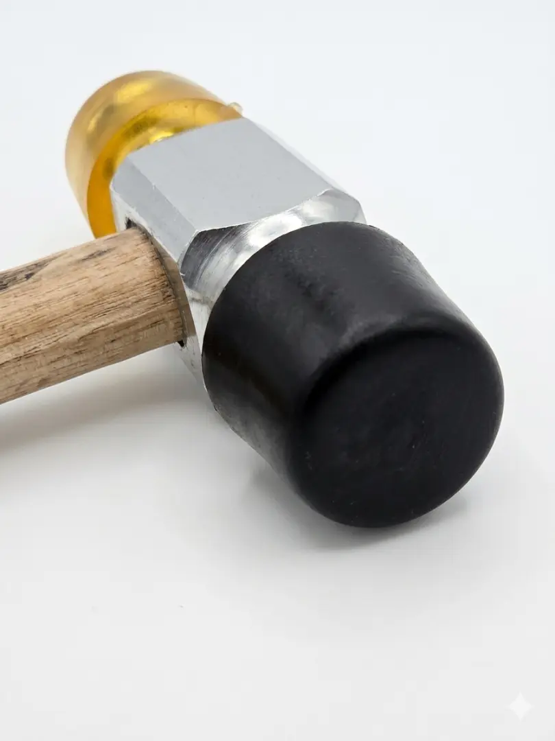 PDR Adjustable Metric Hammer with Interchangeable Mushroom Rubber Tips