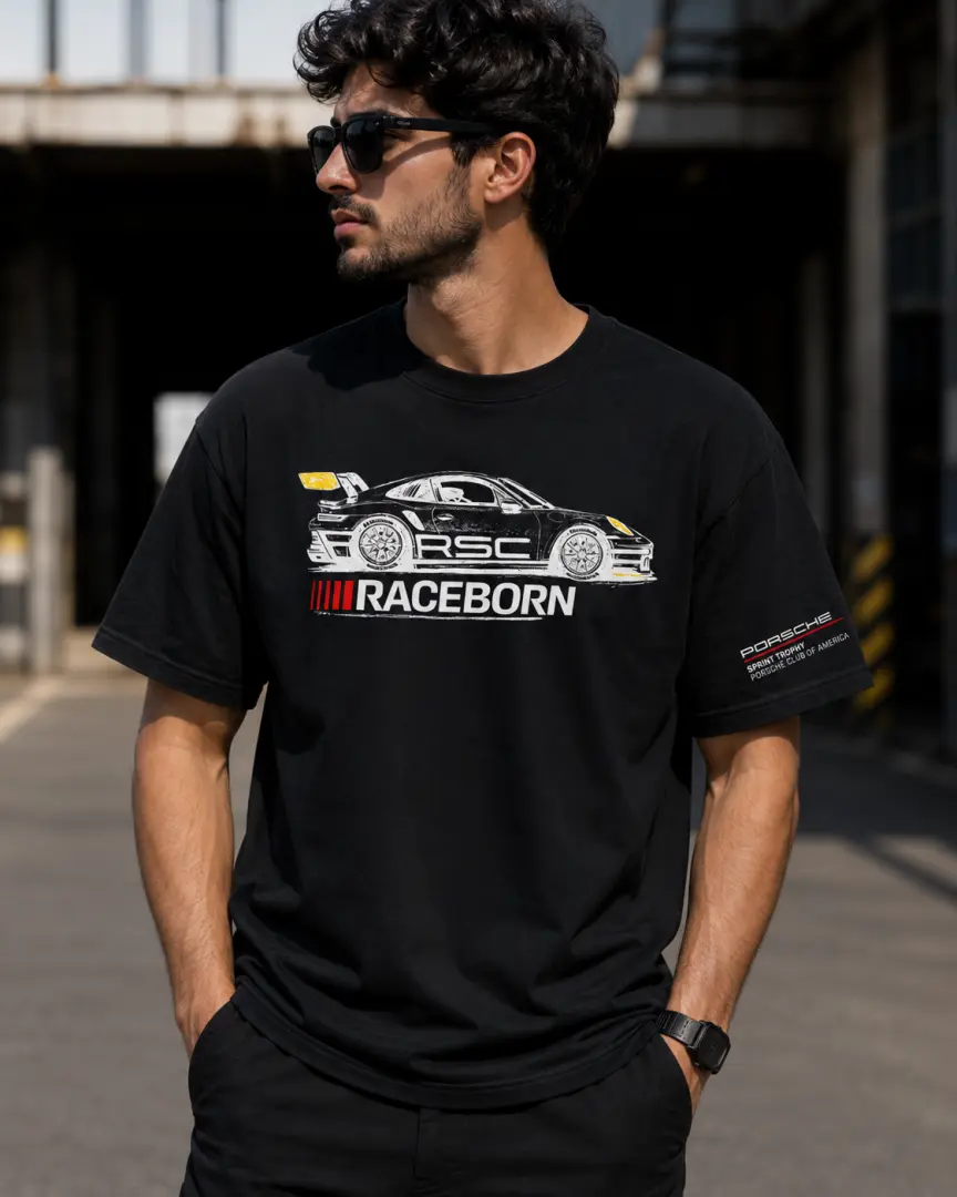 تيشيرت Raceborn RSC – تصميم سيارة رياضية