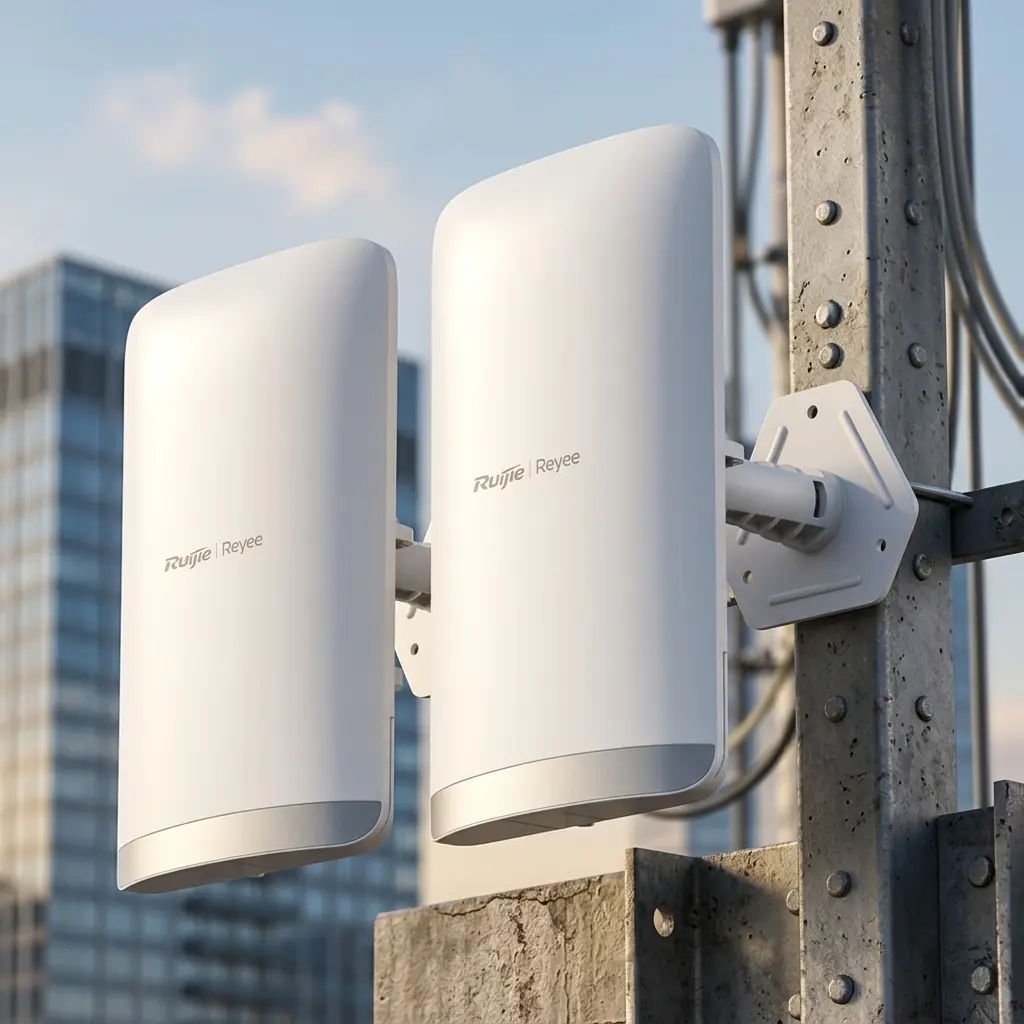 RG-EST350 V2, 5GHz Dual-stream 802.11ac 5KM Wireless Bridge (Pair)