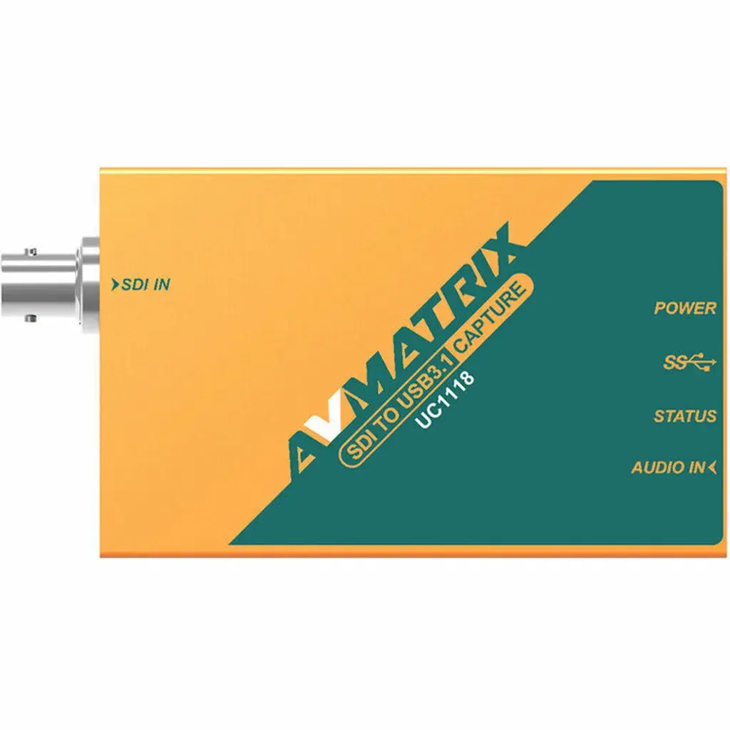 AVMATRIX UC1118 SDI to USB3.1 Capture Box