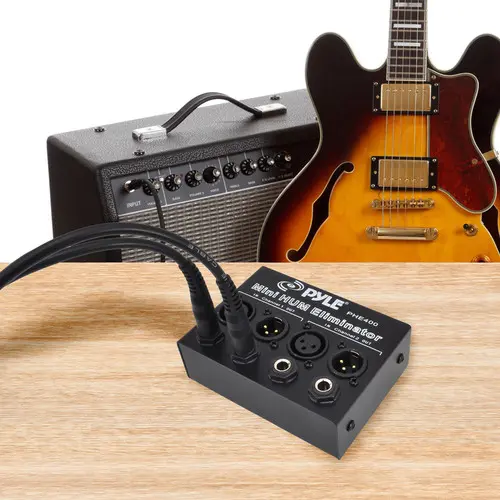 Pyle Pro PHE400 Mini 2-Channel Hum Eliminator