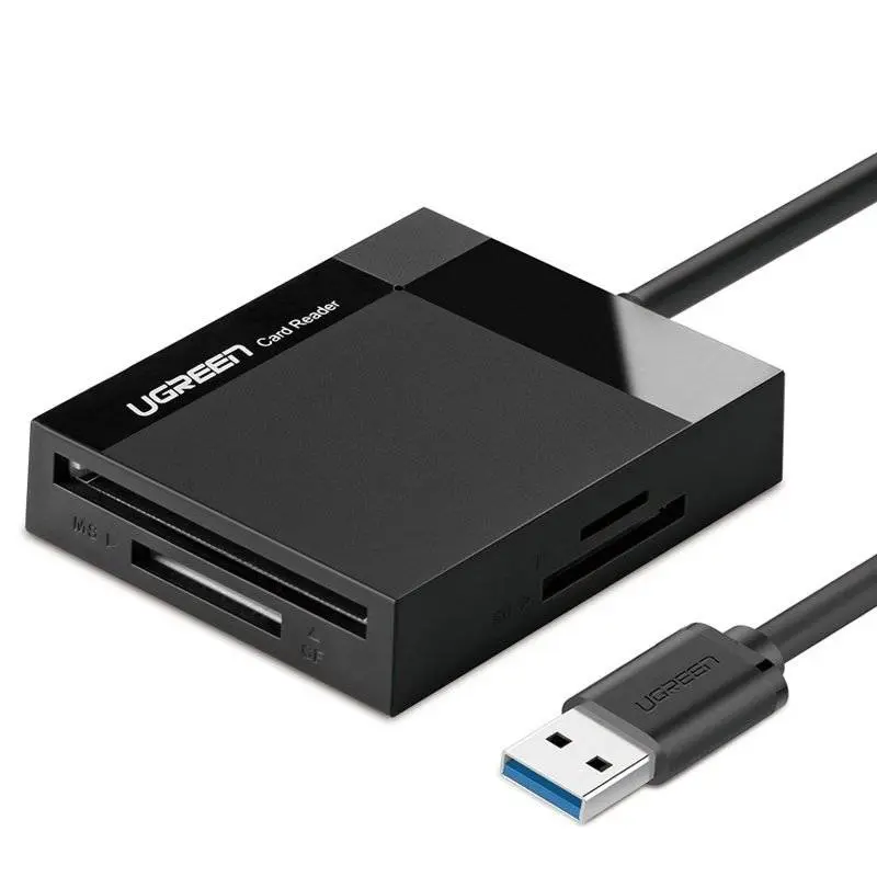 Ugreen USB 3.0 SD / micro SD / CF / MS card reader black