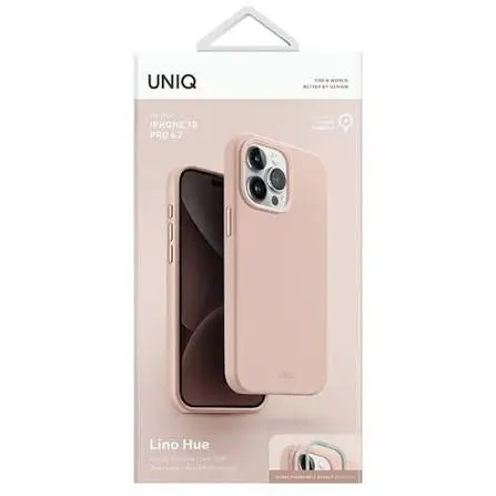 UNIQ 15 PRO MAX Lino Hue Pink