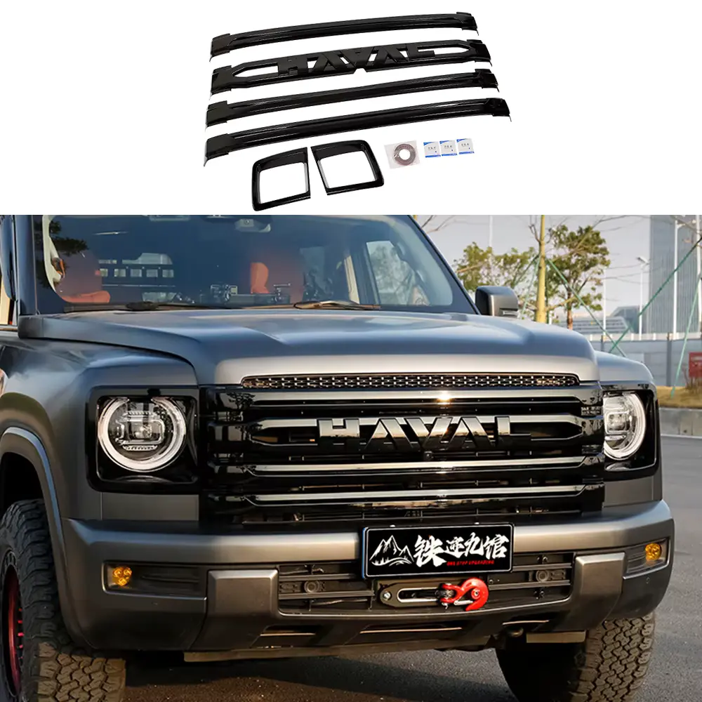 Front Grille Kit Haval H9 Gloss - Matte Black Edition