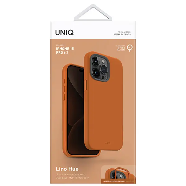 UNIQ 15 PRO Max Lino Hue Orange