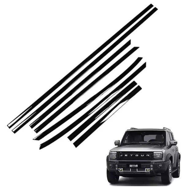 Jetour T2 Outside Door Strips Glossy