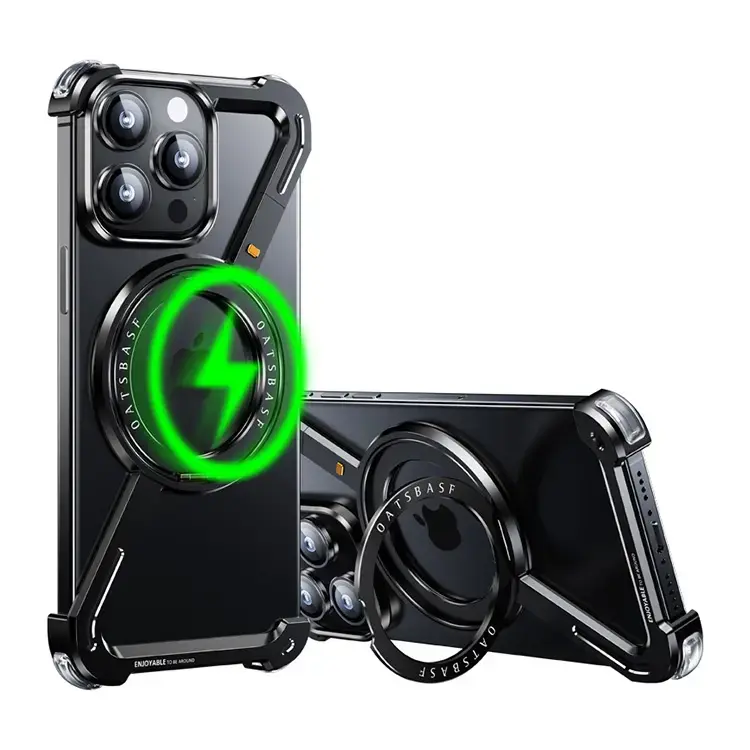 Wizard Z Mag Stand Case 15 Pro Max Grey