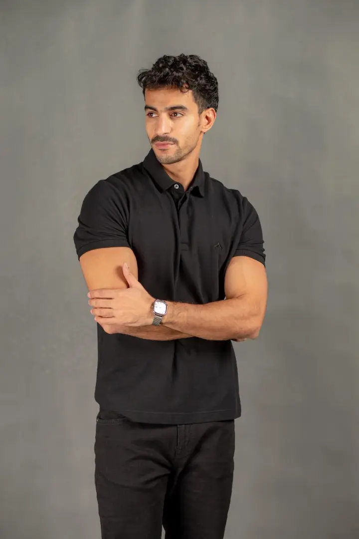 BLACK ll POLO T-SHIRT