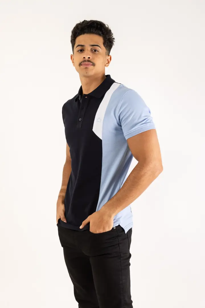 105Navy polo