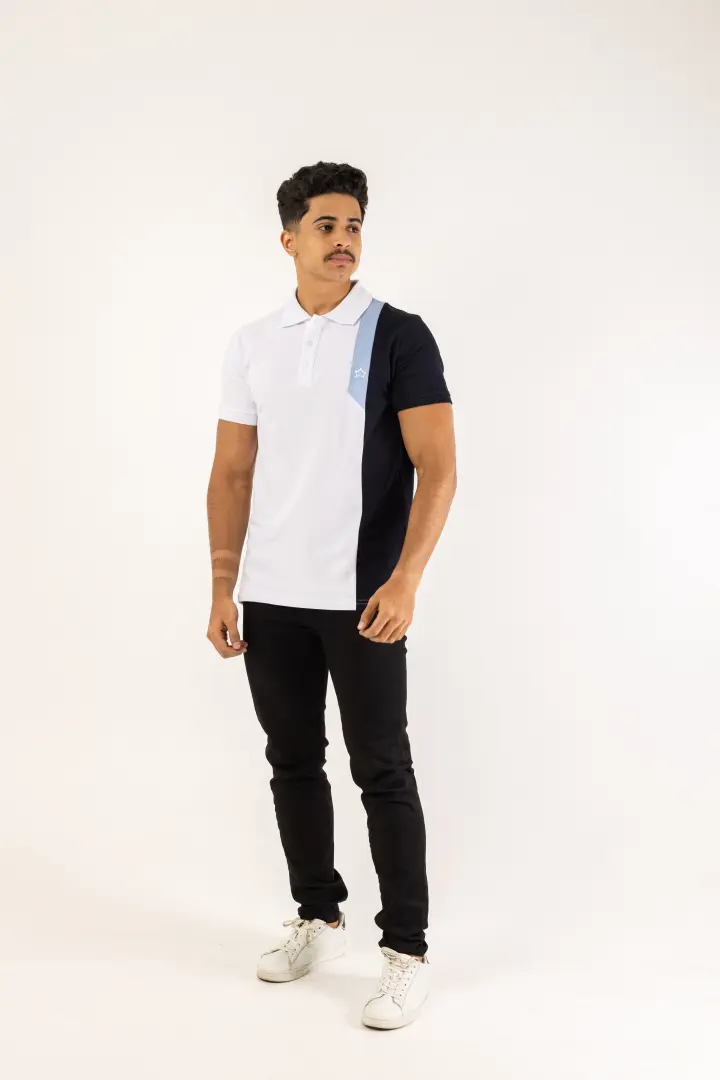 105White polo