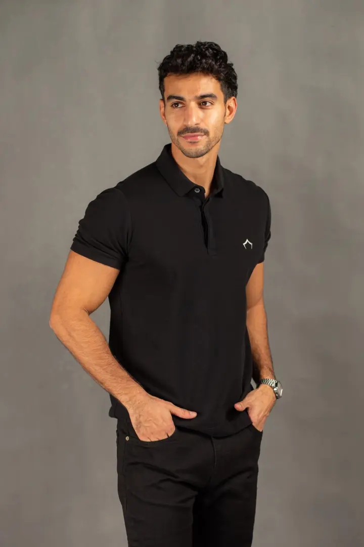 BLACK ll POLO T-SHIRT