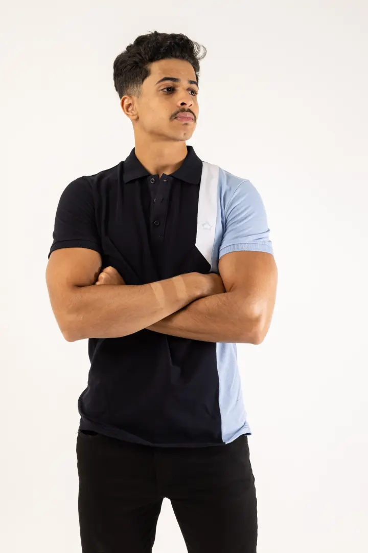 105Navy polo