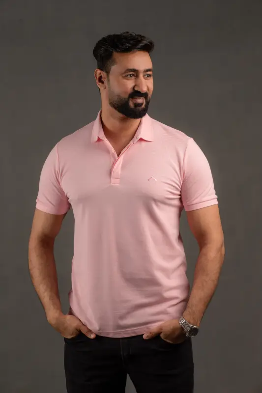 Pink Polo T-shirt