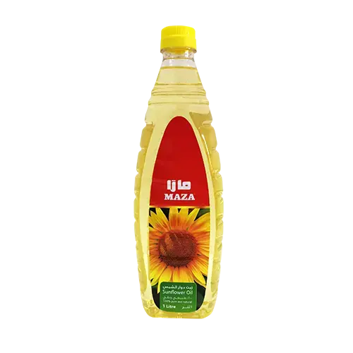 MAZA Sunflower Oil 1 Ltr - Teardrop Bottle