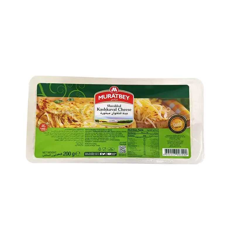 MURATBEY Shreded Kashkaval Cheese - 200g