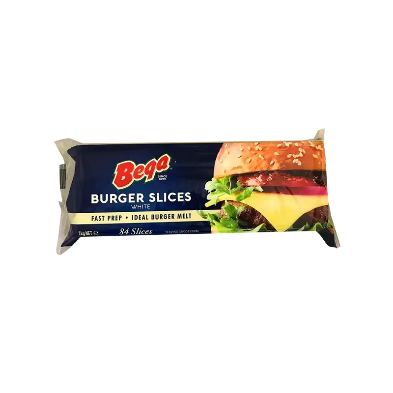 BEGA Burger White Slice Cheese 1Kg