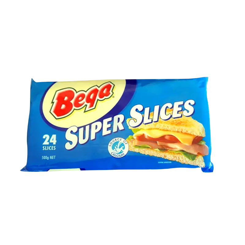 BEGA Super Slice Cheese 500g - 24 Slices