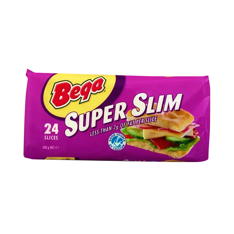 BEGA Super Slim Slice Cheese 500g - 24 Slices