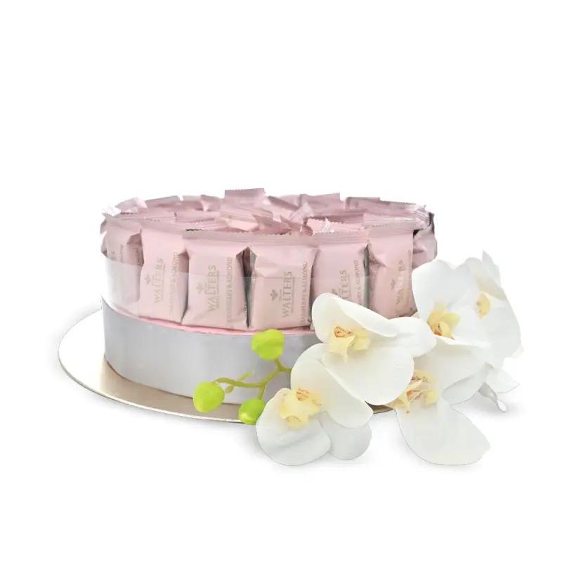 Modern Round Cranberry And Almond Honey Nougat