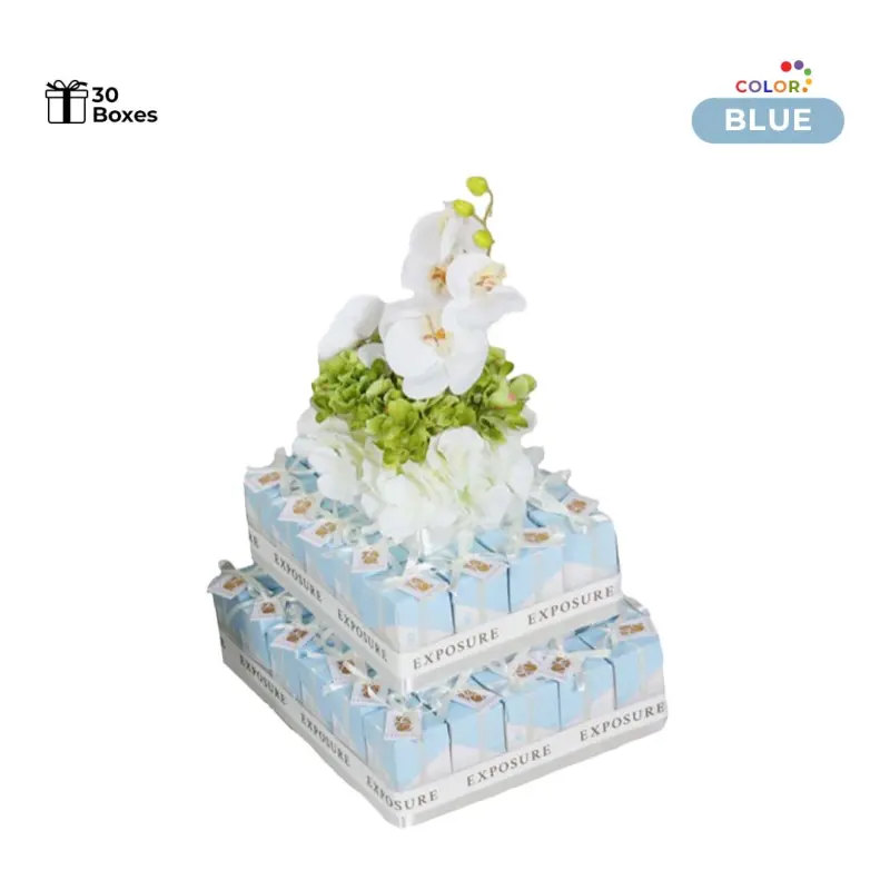 Blue Giveaway Stand