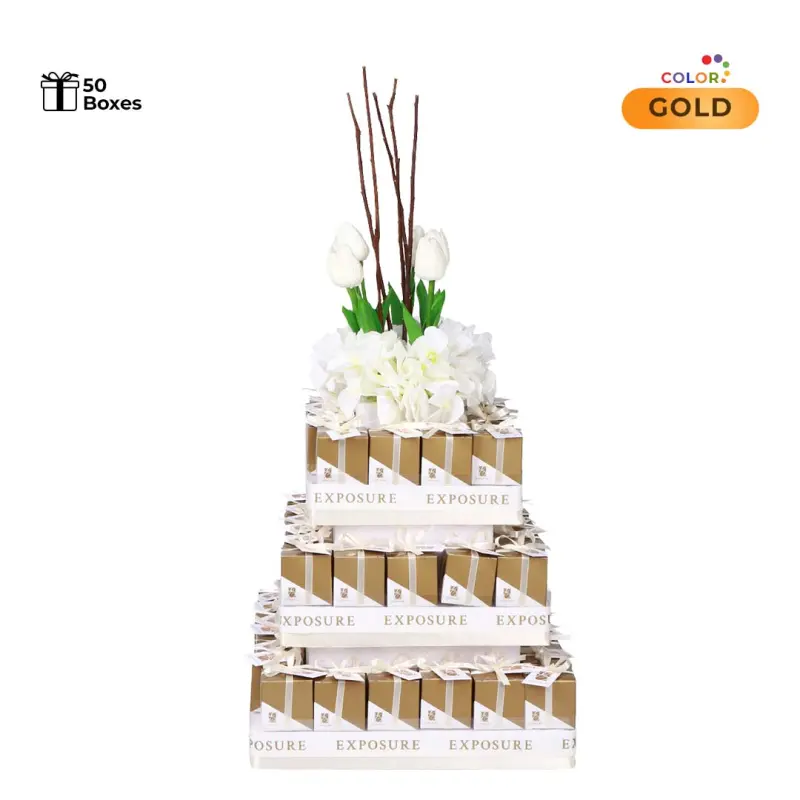 Gold Giveaway Stand Medium