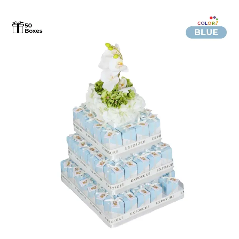 Blue Giveaway Stand Medium