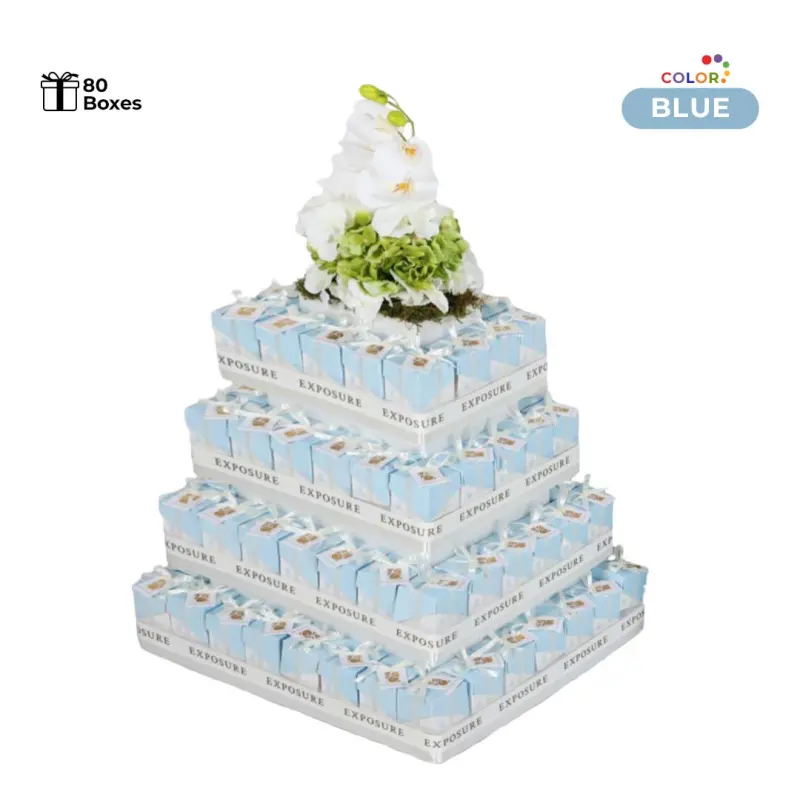 Blue giveaway Stand large
