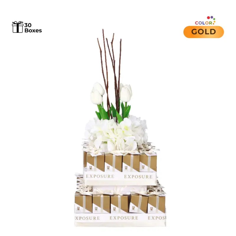 Gold Giveaway Stand