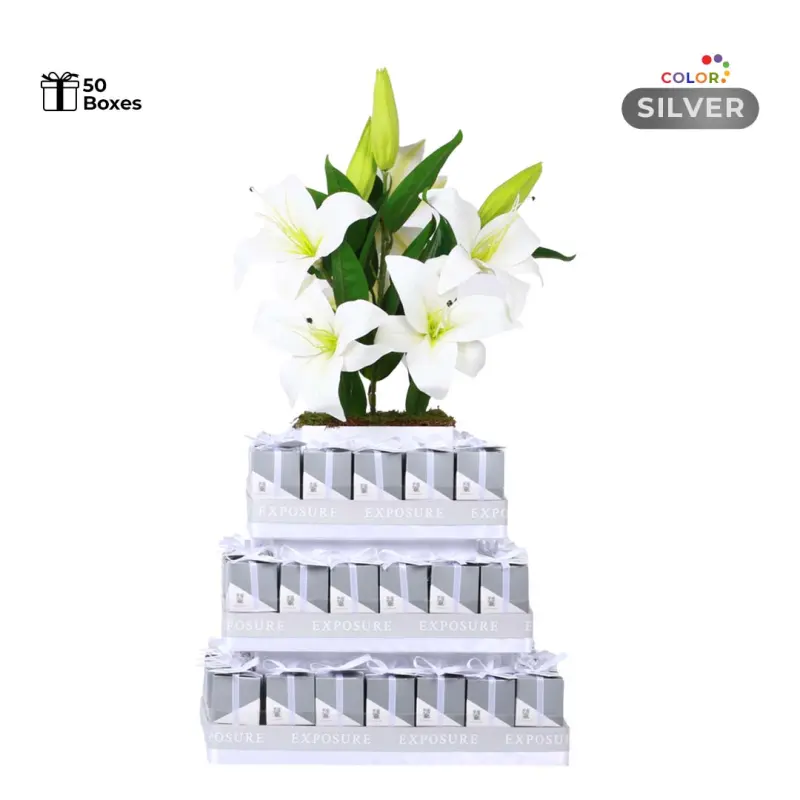 Silver Giveaway Stand Medium