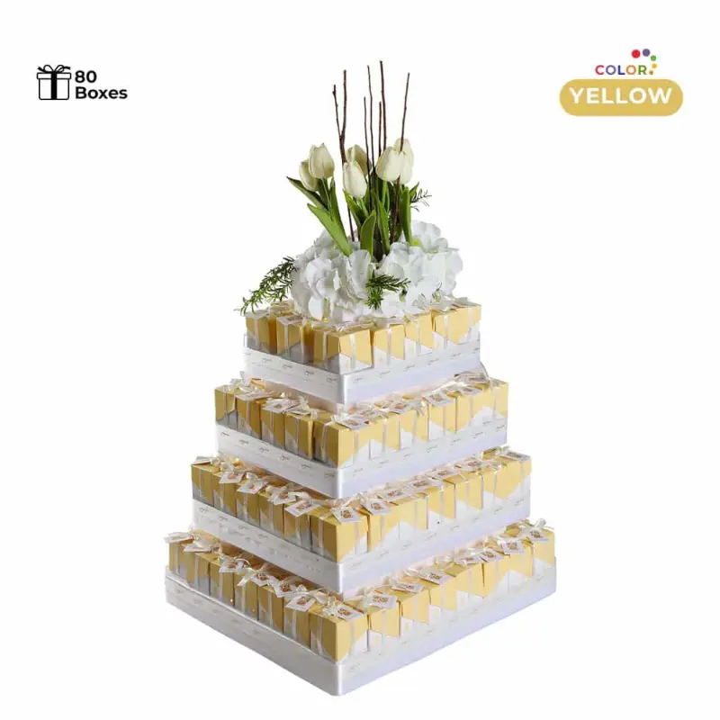 Yellow giveaway Stand large