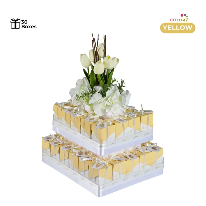 Yellow Giveaway Stand
