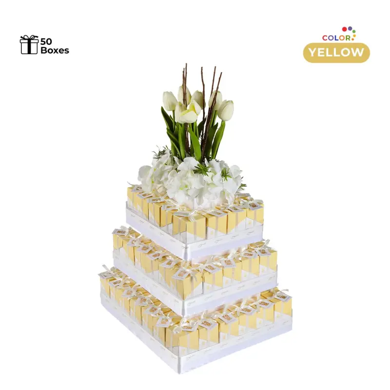 Yellow Giveaway Stand Medium