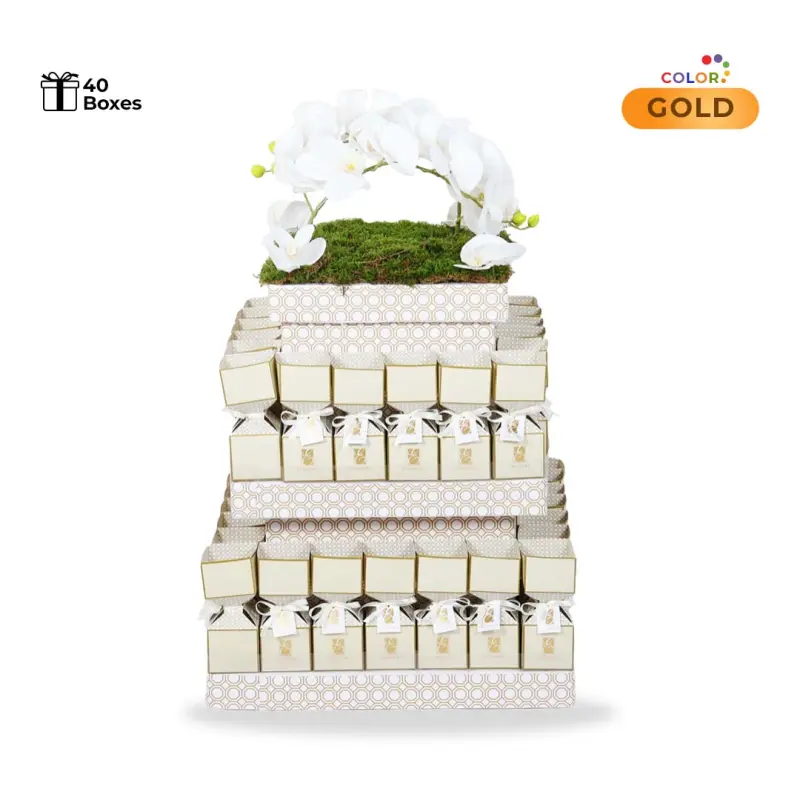 Square giveaway stand 3 (40 Boxes)