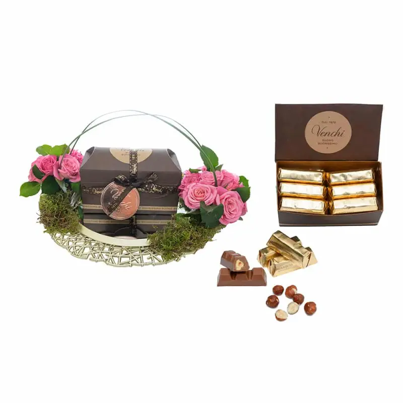18 pieces Gianduja Bar Chocolate