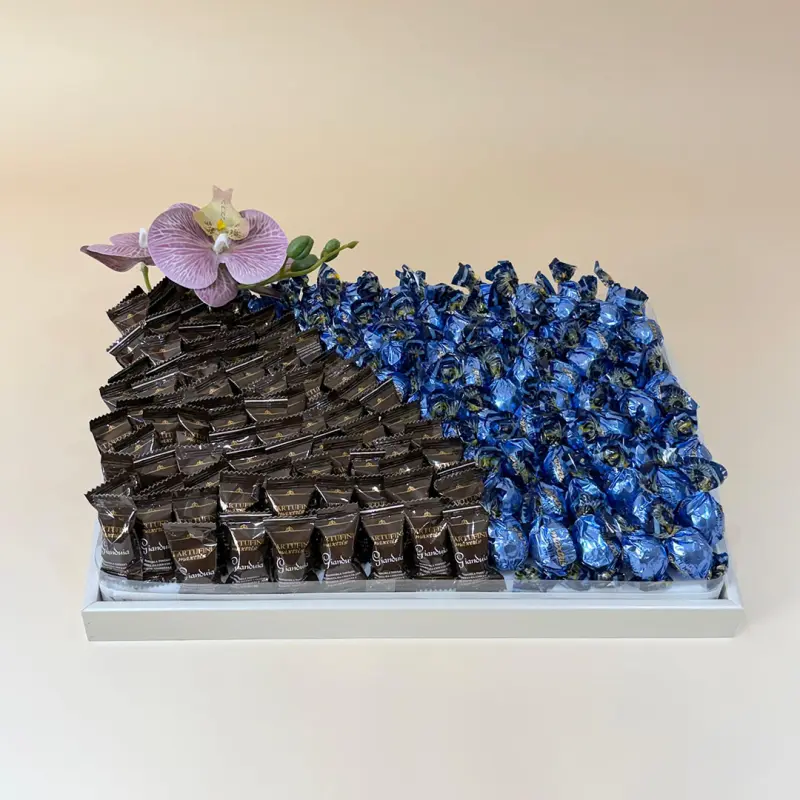 Blue & Brown