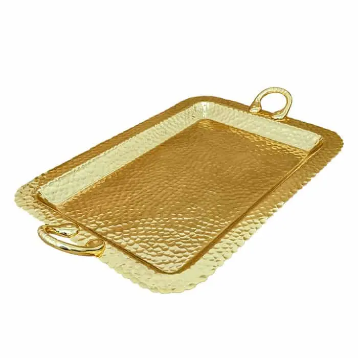 Gold Tray 68*42 cm