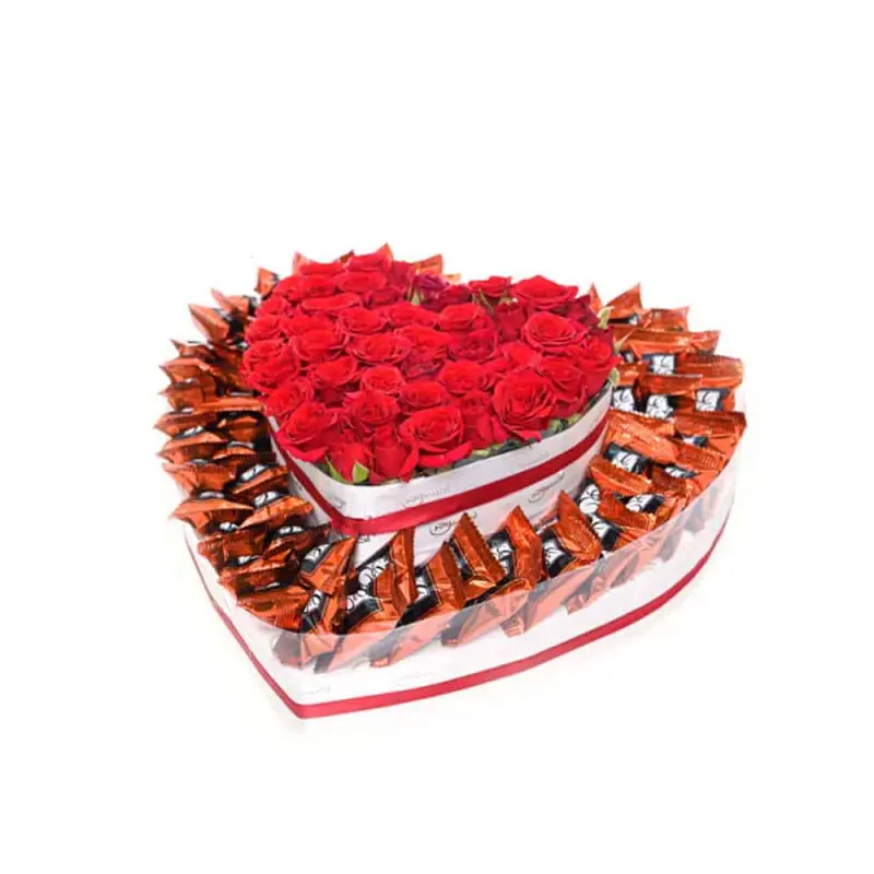 Caramel Truffle Heart Flower