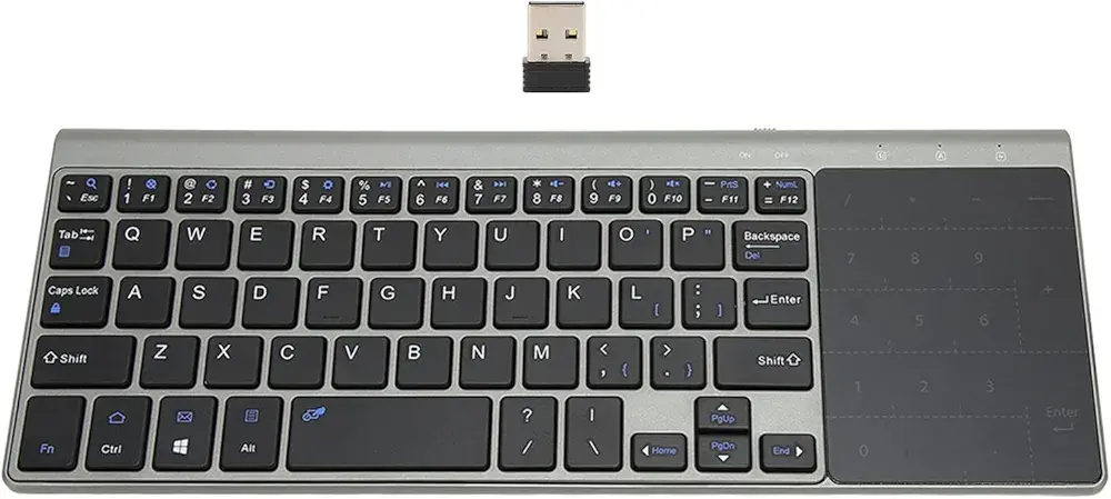 Porodo Wireless Keyboard With Touch-Pad Ultra Slim Compatible with Mac / Windows