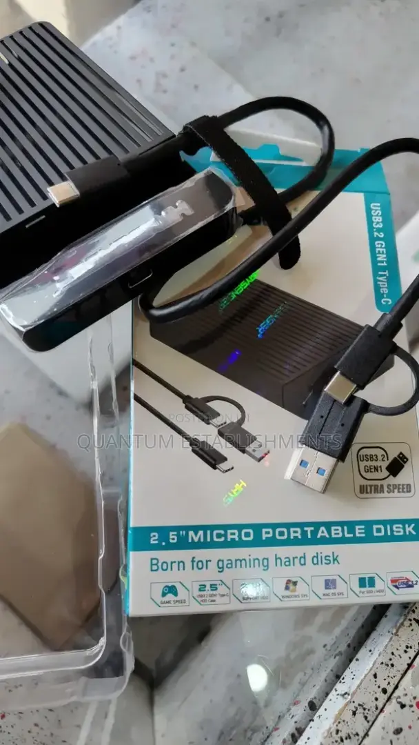 هايسنسر 2.5 بوصة USB3.2 GEN1 TYPE-C حقيبة محمولة