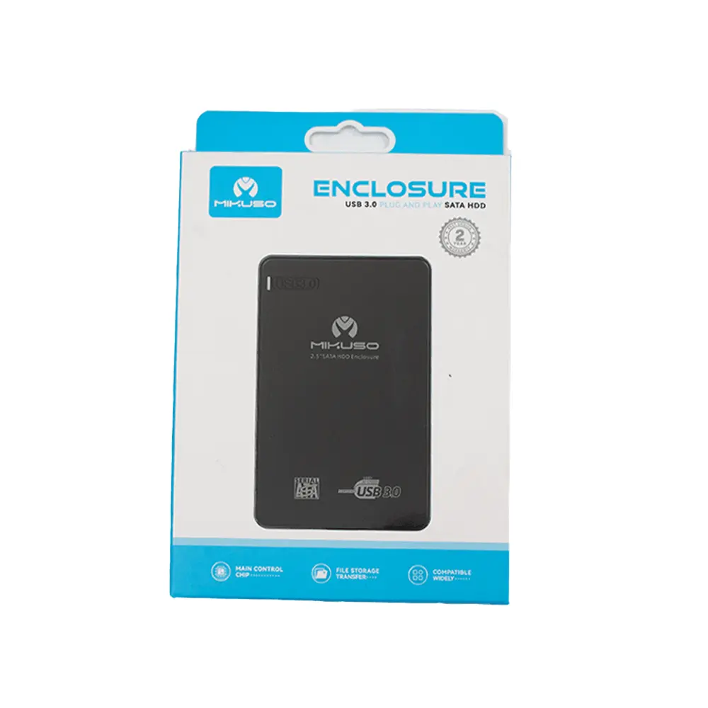 (Mikuso) - علبة هارد ديسك خارجي 2.5 بوصة USB 3.0